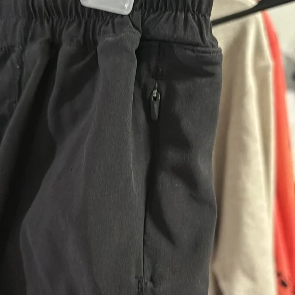 ❌SOLD❌ Lululemon black running shorts with reflective strip - Picture 4 of 7